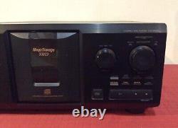 SONY CDP-CX355 300 DISC MEGASTORAGE CD CHANGER With REMOTE & MANUAL NEW BELTS