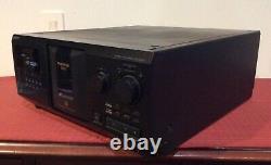 SONY CDP-CX355 300 DISC MEGASTORAGE CD CHANGER With REMOTE & MANUAL NEW BELTS