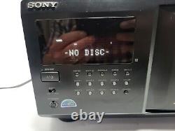 SONY CDP-CX355 300 Disc Mega Store CD Player Changer TESTED No Remote