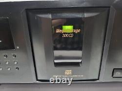 SONY CDP-CX355 300 Disc Mega Store CD Player Changer TESTED No Remote