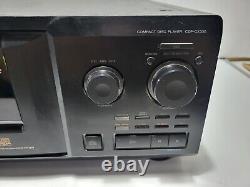 SONY CDP-CX355 300 Disc Mega Store CD Player Changer TESTED No Remote