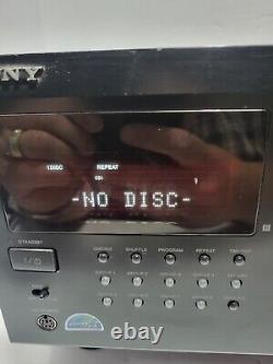 SONY CDP-CX355 300 Disc Mega Store CD Player Changer TESTED No Remote