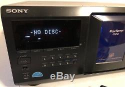 SONY CDP-CX400 400 EXCELLENT DISC CD PLAYER CHANGER WORKING. With Remote! E1