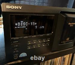 SONY CDP-CX400 CD Player 400 Mega Changer No Remote Tested + New Belts