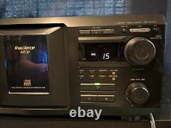 SONY CDP-CX400 CD Player 400 Mega Changer No Remote Tested + New Belts