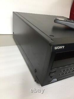 SONY CDP-CX450 400 CD CHANGER DISC PLAYER withREMOTE, Tested