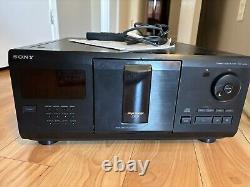 SONY Compact Disc Player CDP-CX225 Mega Storage 200 CD Changer withRemote Manual