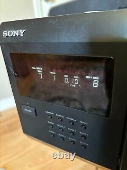 SONY Compact Disc Player CDP-CX225 Mega Storage 200 CD Changer withRemote Manual