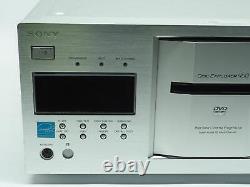 SONY DVP-CX777ES 400-Disc DVD/CD Changer-Player No Remote Tested! FreeShipping