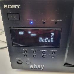 SONY DVP-CX777ES Disc Explorer 400 CD/DVD Player/Changer NO REMOTE TESTED+WORKS