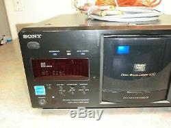 SONY DVP-CX985V 400 Disc Explorer DVD CD Player Mega Changer + Component Cables