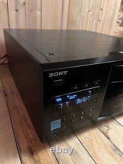 SONY DVP-CX995V HDMI 400 Disc DVD/CD Mega Changer Disc Explorer 400 Tested