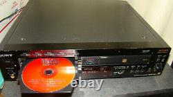 SONY RCD-W222ES 5 Disc CD Changer player Recorder Burner with PDF manual RARE