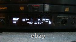 SONY RCD-W222ES 5 Disc CD Changer player Recorder Burner with PDF manual RARE