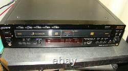 SONY RCD-W222ES 5 Disc CD Changer player Recorder Burner with PDF manual RARE