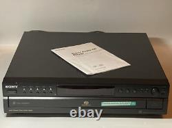 SONY SCD-CE595 5-Disc Super Audio Player CD Changer Tested Working No Remote