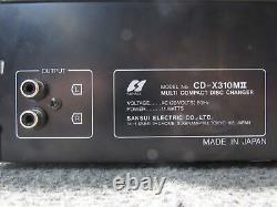 Sansui CD-X310MII Multi Compact Disc Changer CD Player Tested