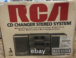 Sealed RCA 8593 Disc Changer Stereo CD Player Cassette Tape Dubbing Recorder NEW