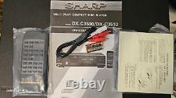 Sharp DX-C3510(BK) Multi-Play 6 Compact Disc CD Player CD Changer Black Untest