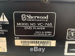 Sherwood Newcastle VC-765 DVD/CD Player 5 Disc Carousel Changer Tested EB-1199