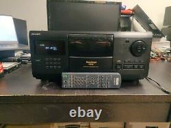 Sony 200 Disc CD Player Changer CDP-CX235 Carousel Mega Storage With Remote Tested