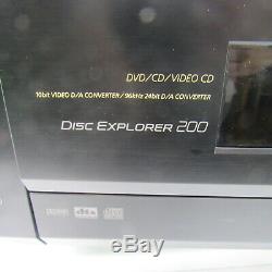 Sony 200 Disc DVD CD Explorer Changer Player DVP-CX850D TESTED