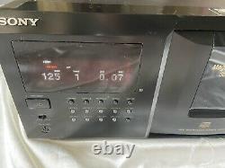 Sony 300 CD Compact Disc Multi Player Carousel Changer CDP-CX355 With Remote WORKS
