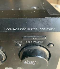 Sony 300 CD Compact Disc Multi Player Carousel Changer Home Audio CDP-CX355