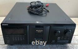 Sony 300 CD Compact Disc Multi Player Carousel Changer Home Audio CDP-CX355 MINT