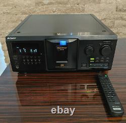 Sony 300 CD Compact Disc Multi Player Carousel Mega Changer with Remote CDP-CX355
