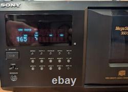 Sony 300 Disc Mega Storage CD Changer Player NEEDS BELT PARTS REPAIR CDP-CX355