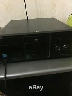 Sony 400 blueray DVD CD player/changer Disc Explorer 400 DVP-CX995V & remote