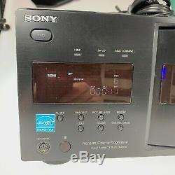 Sony 400 disc DVD CD player/changer Disc Explorer 400 DVP-CX995V Carousel HDMI