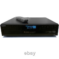 Sony 5-Disc CD Carousel Changer Player CDP-CE375 with Remote TESTED