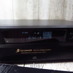 Sony 5-Disc CD Carousel Changer Player CDP-CE375 with Remote TESTED