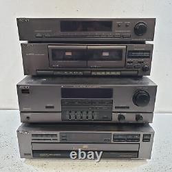 Sony 5 Disc CD Changer CDP-C231, Receiver/Tuner and Dual Cassette Deck TC-W431