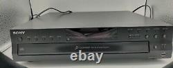 Sony 5-Disc CD Changer Carousel USB CDP-CE500 Player Tested & Working