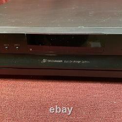 Sony 5-Disc CD Changer Carousel USB CDP-CE500 Player Tested & Working No Rmt