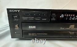 Sony 5-Disc CD Changer Player Clean! W Remote Retro 1991 Japan