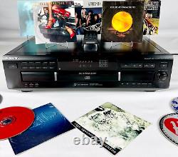 Sony 5-Disc CD Changer Player Jog Dial w Remote MINT 1999 CDP-CE335