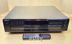 Sony 5-Disc CD Changer Player Pristine! W Remote Jog Dial Retro 1998 -see video