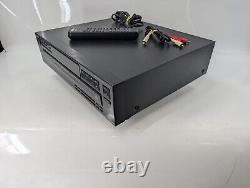 Sony 5 Disc CD Player Changer CDP-C365 Carousel with Remote TESTED EB-17171