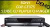 Sony 5 Disc CD Player Changer Cdp Ce375 Product Demo