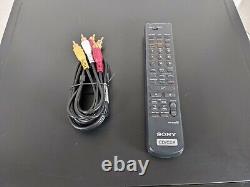 Sony 5 Disc CD Player Disk Changer CDP-CE415 Tested WORKING WITH REMOTE