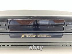 Sony 5 Disc CD Player Disk Changer Jukebox CDP-CE405 Tested Works