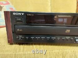 Sony 5 Disc Changer CD player CDP-C701ES Nice Quality, working & looking