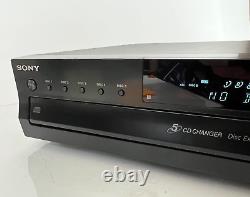 Sony 5 Disc Compact Disc Changer CD Player CDP-CE500 Audiophile