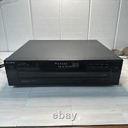 Sony 5 Disc Compact Disc Player Digital Stereo CD Changer #CDP-C245 TESTED WORKS