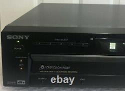 Sony 5 Disc DVD Player Changer DVP-NC600 CD, VCD, DVD-USED Condition But Excellent