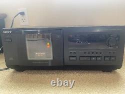 Sony 50+1 Capacity Disc Changer CD Player CDP-CX53 TESTED NEW BELTS INSTALLED
